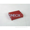 Red Matte Painting Wooden gift box for jewelry set packagin